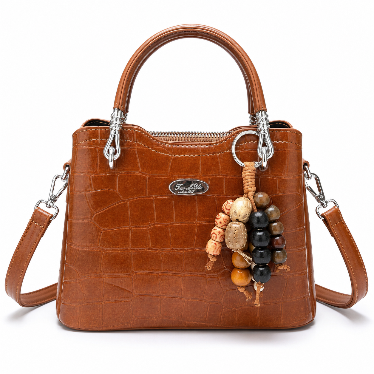 Luxe dames handtas zwart gewatteerd